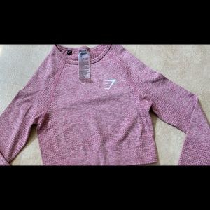 Gymshark Crop Top Dusty Pink